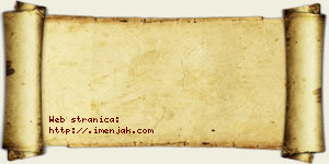 Andjelina Paralatić vizit kartica